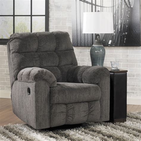 Slate Swivel Rocker Recliner 